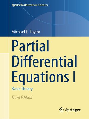 cover image of Partial Differential Equations I